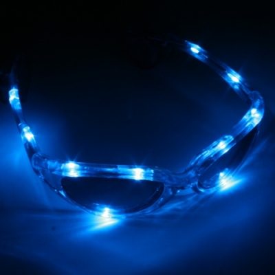 Gafas luminosas LED azul