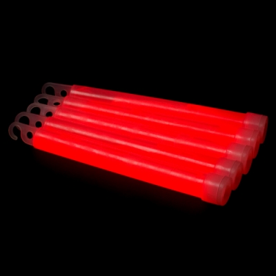Glowsticks 15 cm rojo
