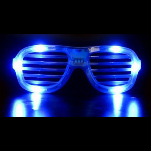 Gafas LED persiana azul
