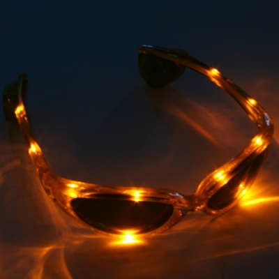 Gafas luminosas LED amarillo