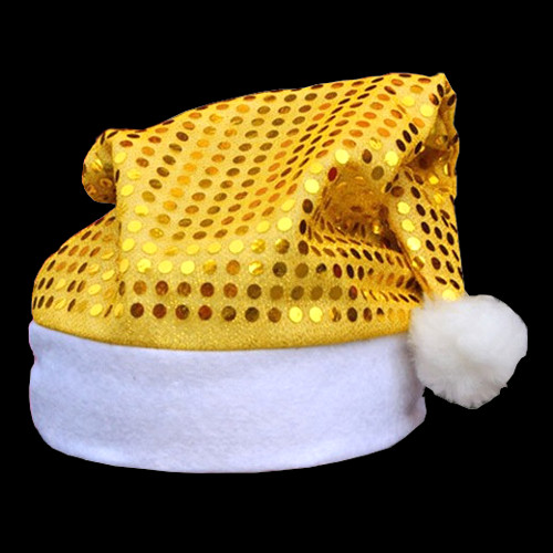 Gorro de Navidad - oro