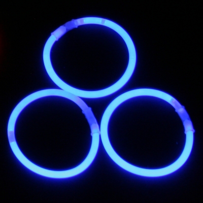 Pulseras luminosas azules 100 piezas